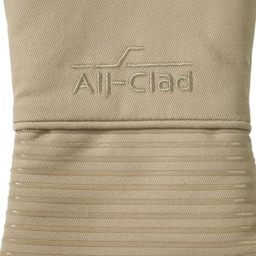 Set of 2 Color beige All-Clad Silicone Oven Mitt,  Cappuccino