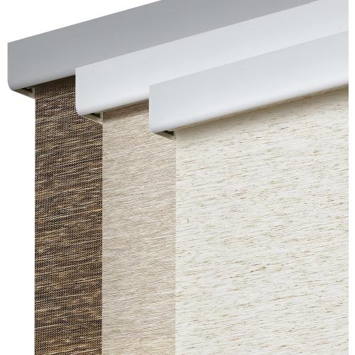 Persilux Free-Stop Cordless Roller Window Blinds Light Filtering Roller Shades for Windows (Khaki 24 W x 72 H) Natural Woven Fabric UV Protection Thermal Insulation Roller Blinds for Windows, Home