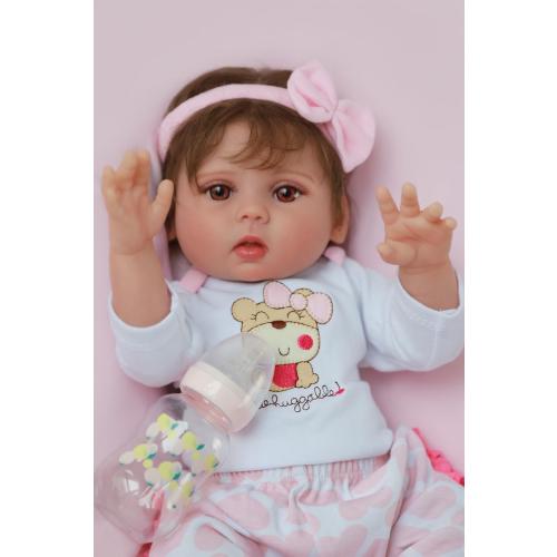 Kaydora Realistic Reborn Baby Doll - 18 Inch Doll Girl with Full Vinyl Body