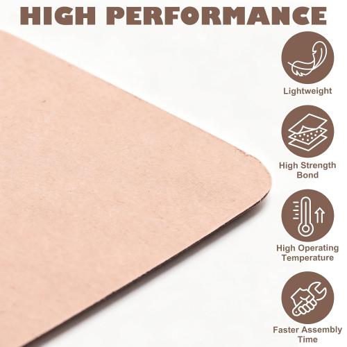 468 Double Sided Adhesive Sheets, Double Sided Transfer Sheets, Adhesive Transfer Tape Roll for Metal, Plastic, Glass, Electronics, Nameplates and Laminating - 12 inch x 5 Yard, 1 Roll