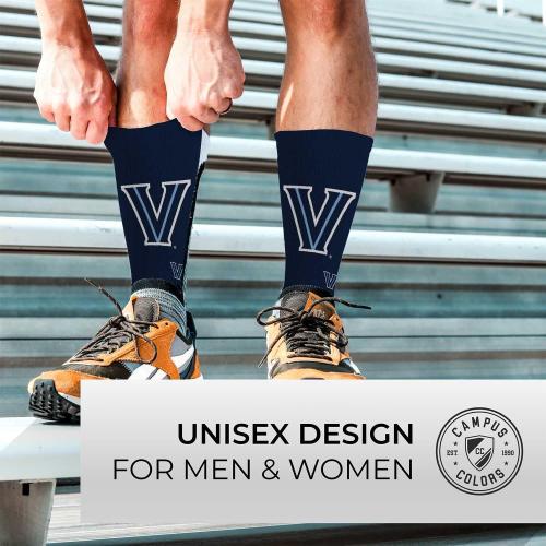 Size MD For Bare Feet NCAA Adult State and University Crew Socks - Polyester blend - Unisex - High-performance socks provide