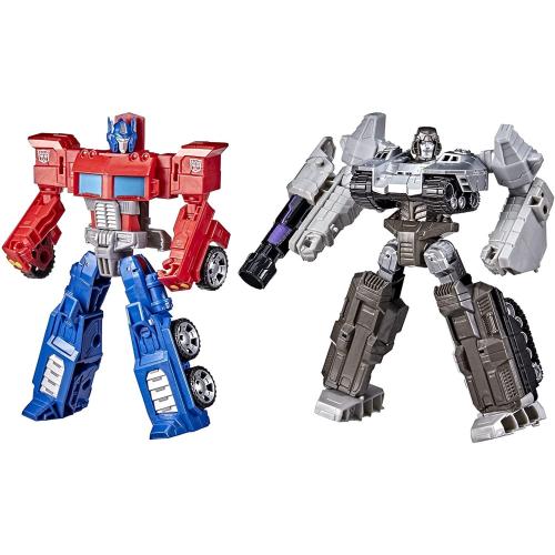 Transformers Heroes and Villains Optimus Prime and Megatron Action Figures, 2 Pack