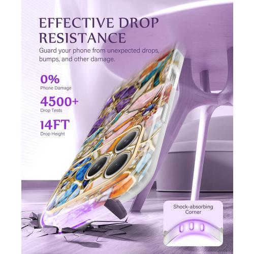 GVIEWIN for iPhone 17 Pro Case Compatible with MagSafe