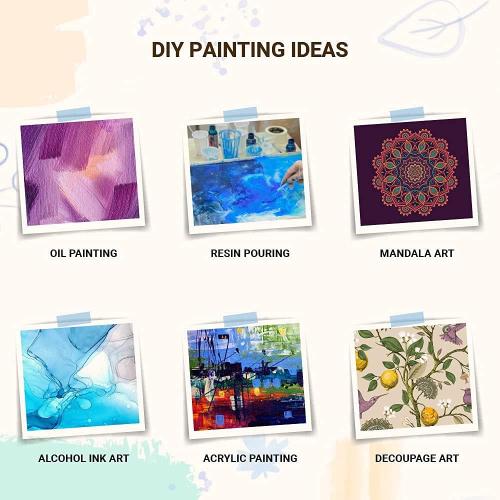 Set of 2 IVEI DIY MDF Coasters/Thin Wood Blanks/Keyrings/Magnets/Boxes for Painting, Decoupage, Resin Art Work & Decoration (Thin MDF Wood Blanks)