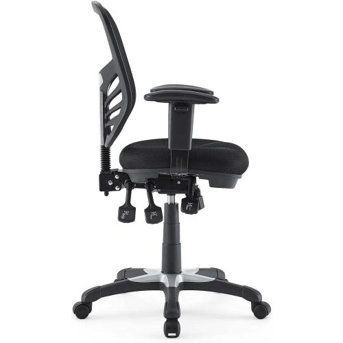 Modway EEI-757-BLK Articulate Ergonomic Mesh Office Chair in Black