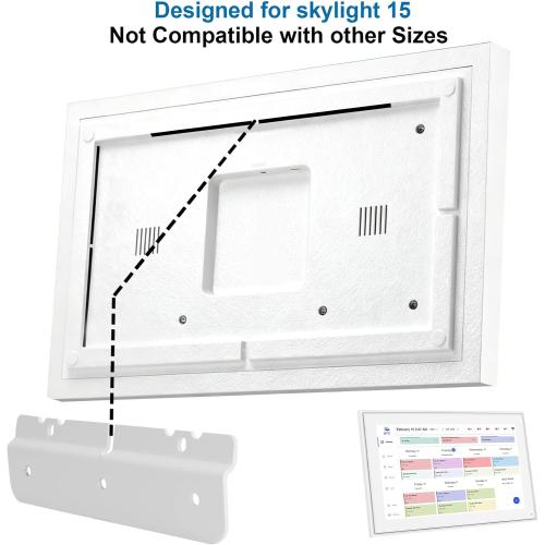 Wall Mount Bracket for Skylight Calendar 15 Inch 1st Gen (NOT Compatible with Calendar 2), Heavy Duty Metal Skylight Accessories with Level & Dual Mounting Kit