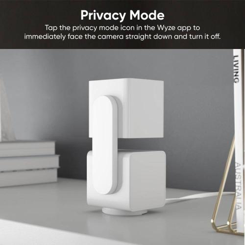 Color Black Pan V3 Wired Indoor/Outdoor 1080P HD Home Security Camera with Privacy Mode, Black