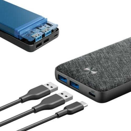 Anker PowerCore III Sense 20K USB-C Portable Battery Charger - Black