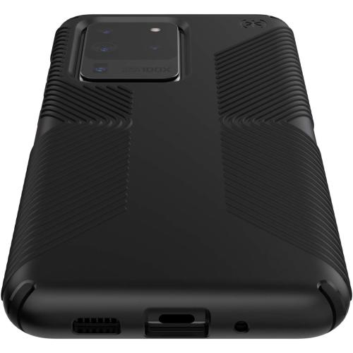 Speck Products Presidio Grip Samsung Galaxy S20 Ultra Case, Black/Black (136381-1050)