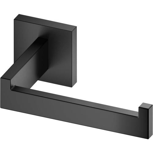 KOKOSIRI Black Toilet Paper Holders Bathroom Toilet Paper Roll Holder SUS304 Stainless Steel Contemporary Wall Mounted, Matte Black, B2003BK
