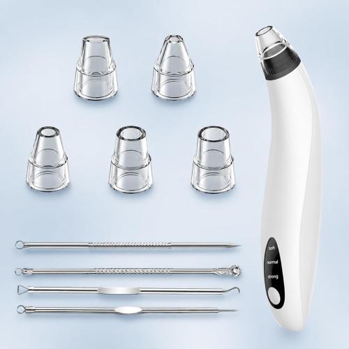 Blackhead Remover Tools,Electric Vacuum Facial Pore Cleaner Tool(White)