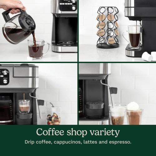 Coffee Center Barista Bar 12 Cup Stainless Steel 4 in 1 Coffee Maker needs cleaning