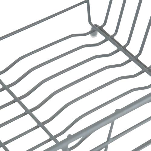 Kitchen Details 1.42-in W x 20-in L x 5.12-in H Metal Dish Rack