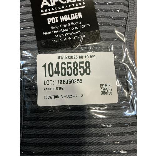 All-Clad Cotton Pot Holder, 2 Pack, Pewter