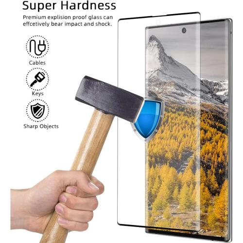 XDesign [2 2 Pack Galaxy S22 Ultra Screen Protector, 9H Tempered Glass Scratch Resistant, Ultrasonic Fingerprint Support, For Samsung Galaxy S22 Ultra 5G 6.8 Inch Glass Screen Protector