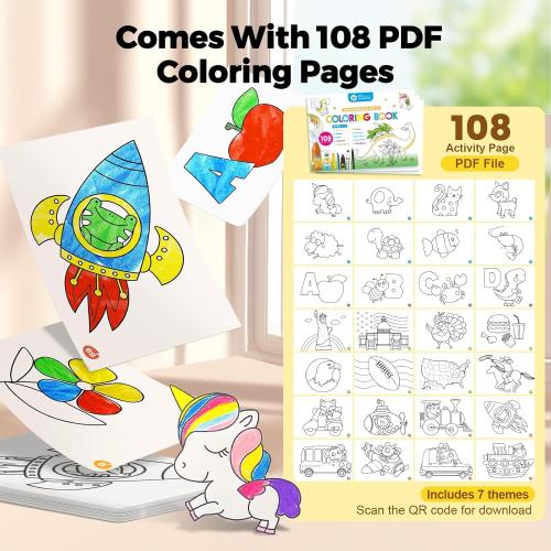 Jar Melo Jumbo Crayons for Toddlers, 12 Colors TwistJoy Washable Crayon