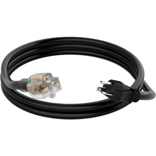 NEMA 6-20P to 6-20R/6-15R Extension Cord 3FT, 12 Gauge Heavy Duty Durable Power Cable, T-Blade Cord with LED Indicator for Indoor/Outdoor, 20 Amp, 250Volt, 12/3 AWG, ETL Listed