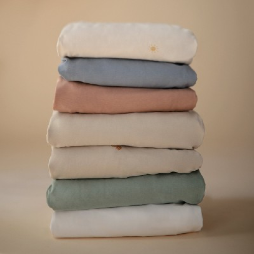 Stretchy Crib Sheet White  One Size