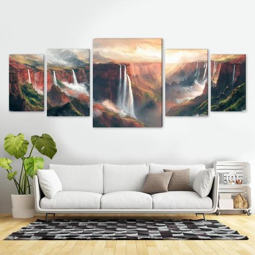 THEY ARE NOT TO BIG LIKE THE PICTURE Ginfonr Canvas Wall Art Decor,  Paintings for Living Room Couch, Framed Canvas Painting Above the Bed 03