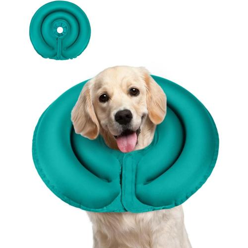 MIDOG Dog Cone Collar for Large Medium Dogs, MD-295-Blue-L-1-5-18A