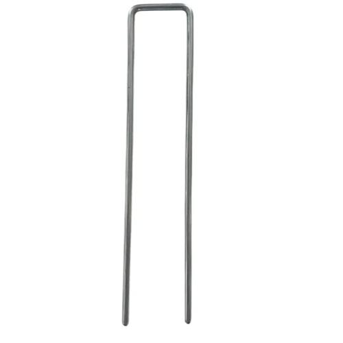 Quantity 5‼️‼️‼️Heavy galvanized steel garden stakes U shape landscape ...