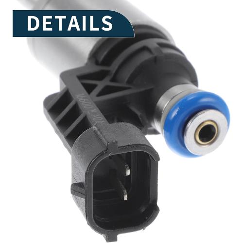 Fuel Injector for Infiniti QX56 5.6 2011-2013 Flow Match No.16600-1LA0A Fuel Nozzle Black Silver Tone 1 Pc