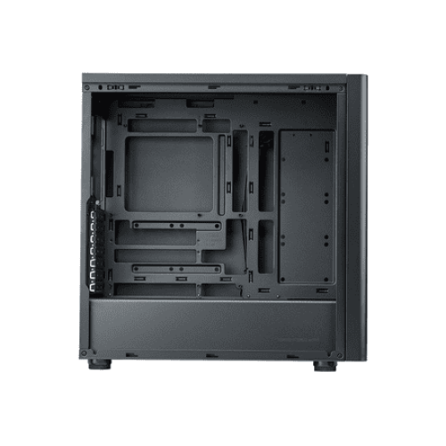 Cooler Master Elite 502 ATX High Airflow Minimalist PC Case, 410mm GPU Max, Compatible RTX 5090|RX 7090 XT, 360mm AIO Max, Type C, Tempered Glass, Triple 120mm aRGB PWM Fan, Intakes Grill