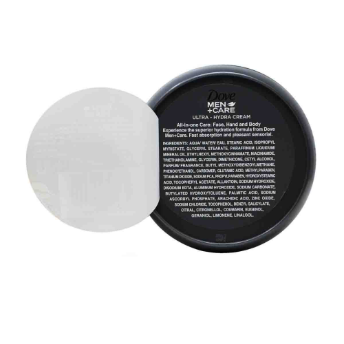 Dove Men Care Ultra Hydra Cream for Face, Hands & Body, 2.53 oz