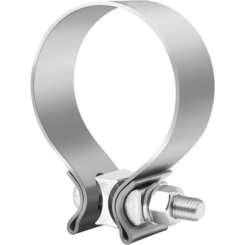 EVIL ENERGY 3.0 Inch Exhaust Clamp, Narrow Band Muffler Clamp Stainless Steel for Pipes, Mufflers, Catalytic Converters 2PCS