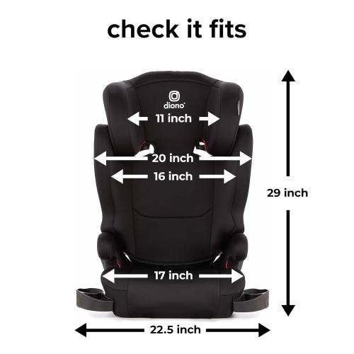 NEED TO CLEAN ‼️Diono Cambria 2 XL, Dual Latch Connectors, 2-in-1 Belt Positioning Booster Seat, High-Back to Backless Booster, Space and Room to Grow, 6 Headrest Positions, 8 Years 1 Booster Seat, Black