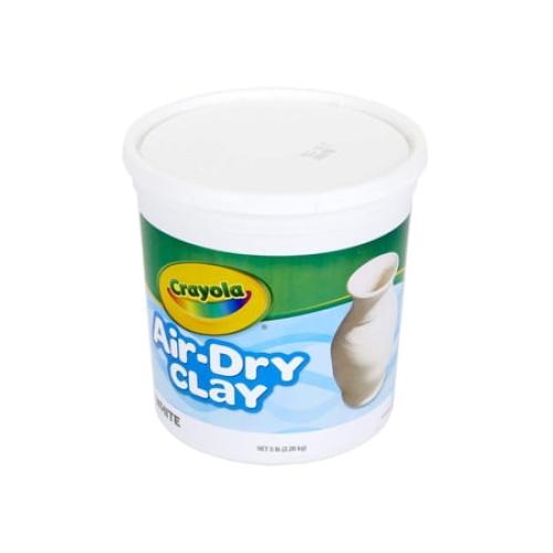 Crayola Air Dry Clay, Natural White Modeling Clay, 5 lb Bucket