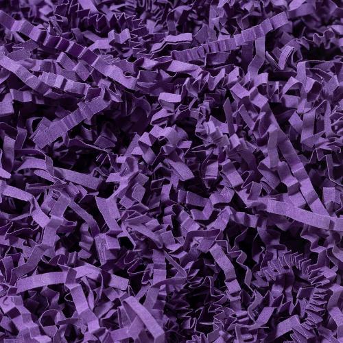 Wowxyz 1 LB Crinkle Cut Paper Shred Purple Shredded Paper Filler