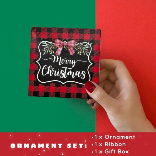 Highland  Christmas Ornaments - Acrylic Farm Animal Ornaments for Christmas Tree