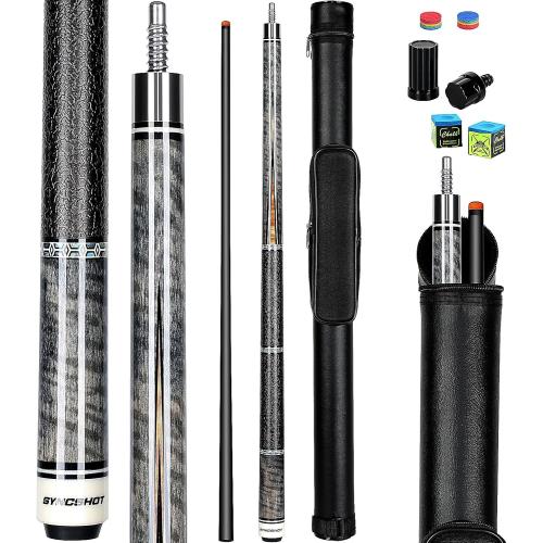 Carbon Fiber Pool Cue Stick 58 Professional Pool Sticks for Adults Full Carbon Technology Tacos De Billiar Low Deflection Billiard Pool Table Cues 3 Colors Available