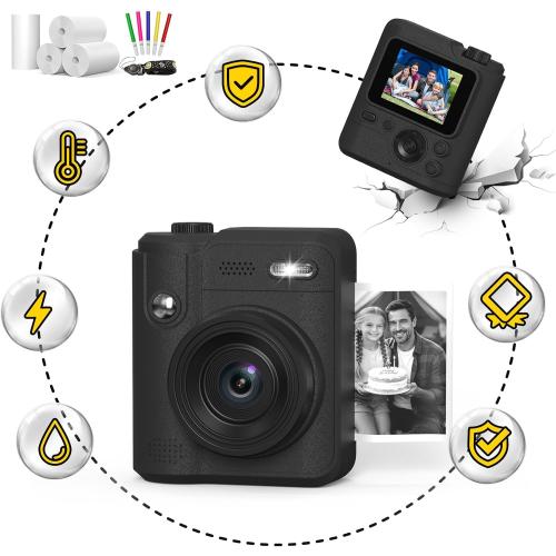 Gofunly Kids Camera Instant Print: Birthday Gifts for Age 4-10 Girls Boys