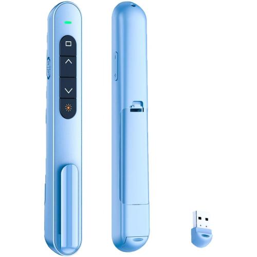 QUI Presentation Clicker with Volume Control, Wireless Presenter Remote