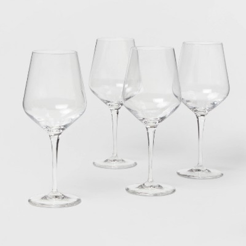 22oz Glass Atherton Red Wine Glasses - Threshold™