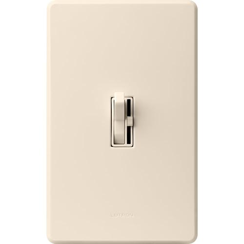 Lutron Toggler Single-pole/3-way LED Toggle Light Dimmer Switch, Light Almond