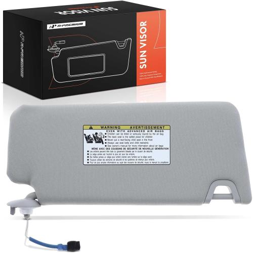 A-Premium Left Driver Side Sun Visor