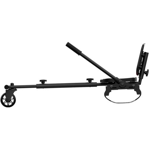 Jetson JetKart 3.0 Universal Hoverboard Attachment, 4 Tire, Adjustable Footrest Accommodates Most Heights, Ages 12 , Black, JKAR30-BLK