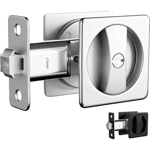 Lethato Pocket Door Hardware Pocket Door Lock Random Color 1Pack