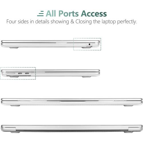 DONGKE Compatible with MacBook Air 13 inch Case M5 2026 M4 M3 M2 2025-2022