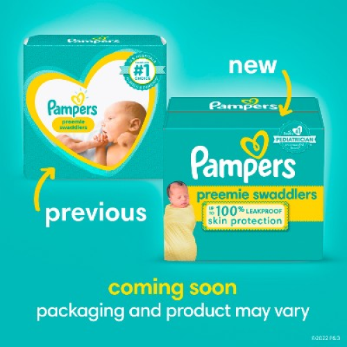 Pampers Swaddlers Active Baby Diapers Jumbo Pack - Size Preemie - 27ct