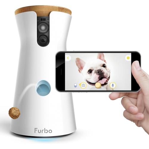 Furbo Dog Camera: Treat Tossing, Full HD Wifi Pet Camera and 2-Way Audio, Designed for Dogs, Compatible with Alexa (As Seen On Ellen)