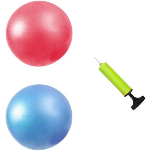 Mini Fitness Exercise Ball Kit with Hand Pump for Yoga, Pilates, Body Balance, Core Training and Stability, 8