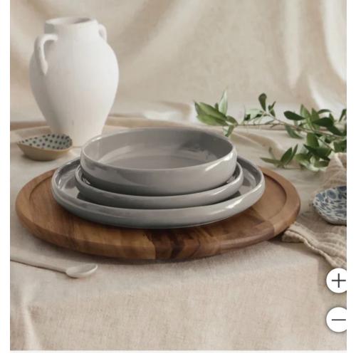 Safdie,  12 Piece Alma Stoneware Dinnerware Set (Choose Color)