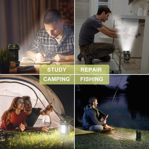 Alpswolf Emergency Spotlight Flashlight & Rechargeable Camping Lantern
