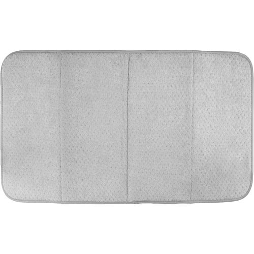 All-Clad Premium Reversible Dish Drying Mat for Kitchen: 16 x 28 Ultra-Absorbent, Long-Lasting, No Condensation, and Oversized for Large Pots and Pans - 2 Pack, Titanium