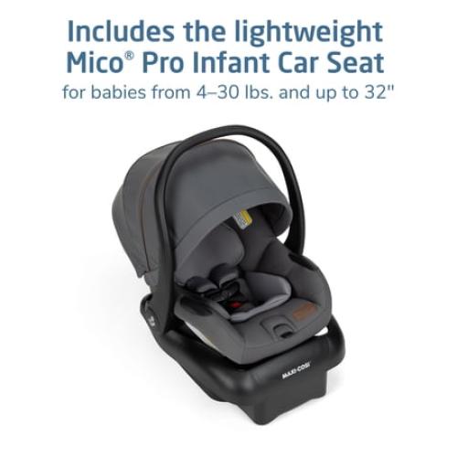 Maxi-Cosi Siena Luxe Modular Travel System, Travertine