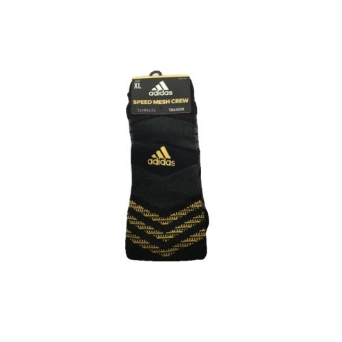 Adidas Men Size X-Large Black Climalite Traxion Socks